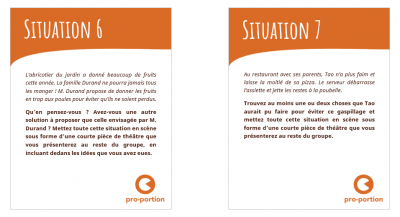 Exemples de situations 